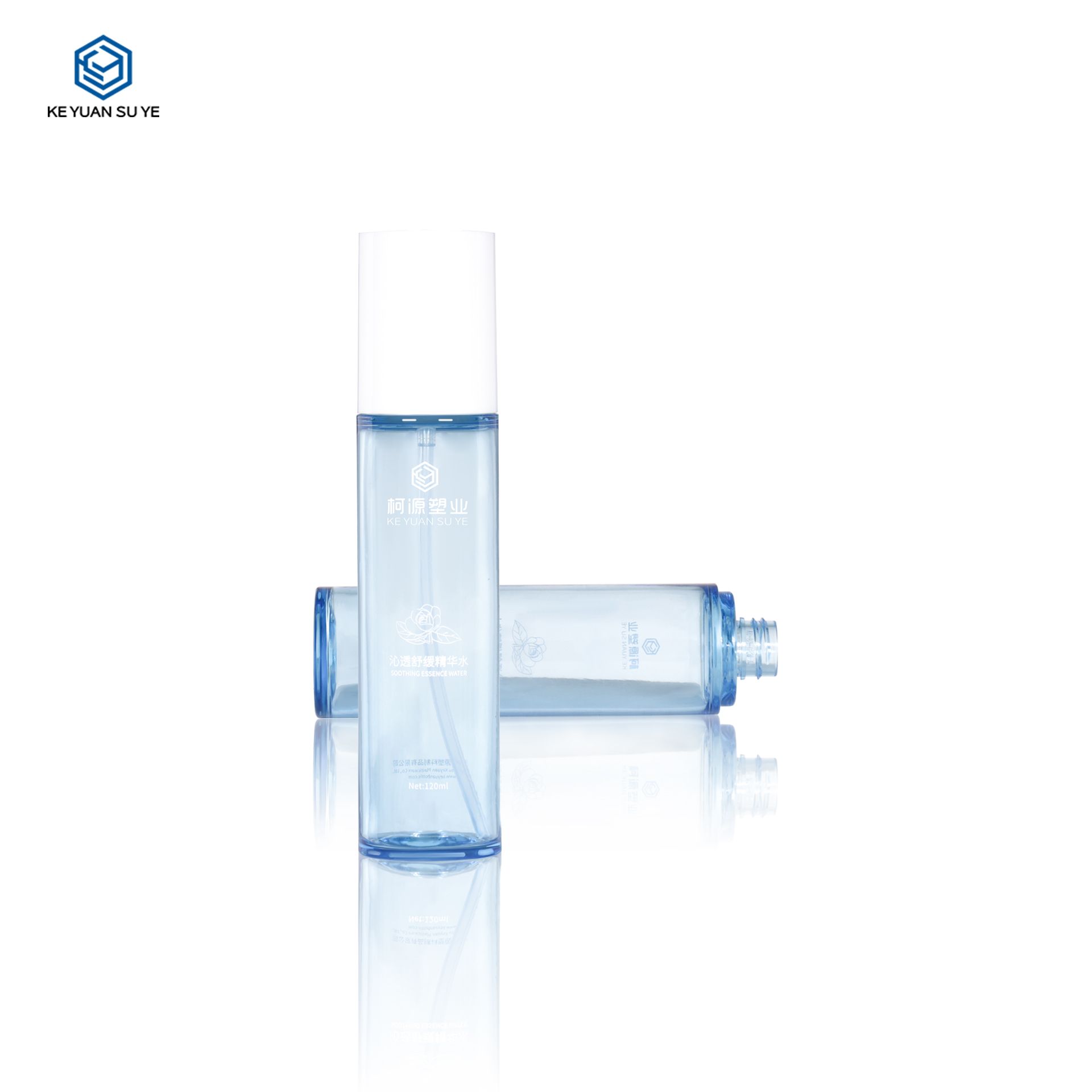 KY292 60ml 80ml 100ml 120ml Plastic Fine Mist Spray Bottle Skincare Packaging Empty Toner Bottle Packaging