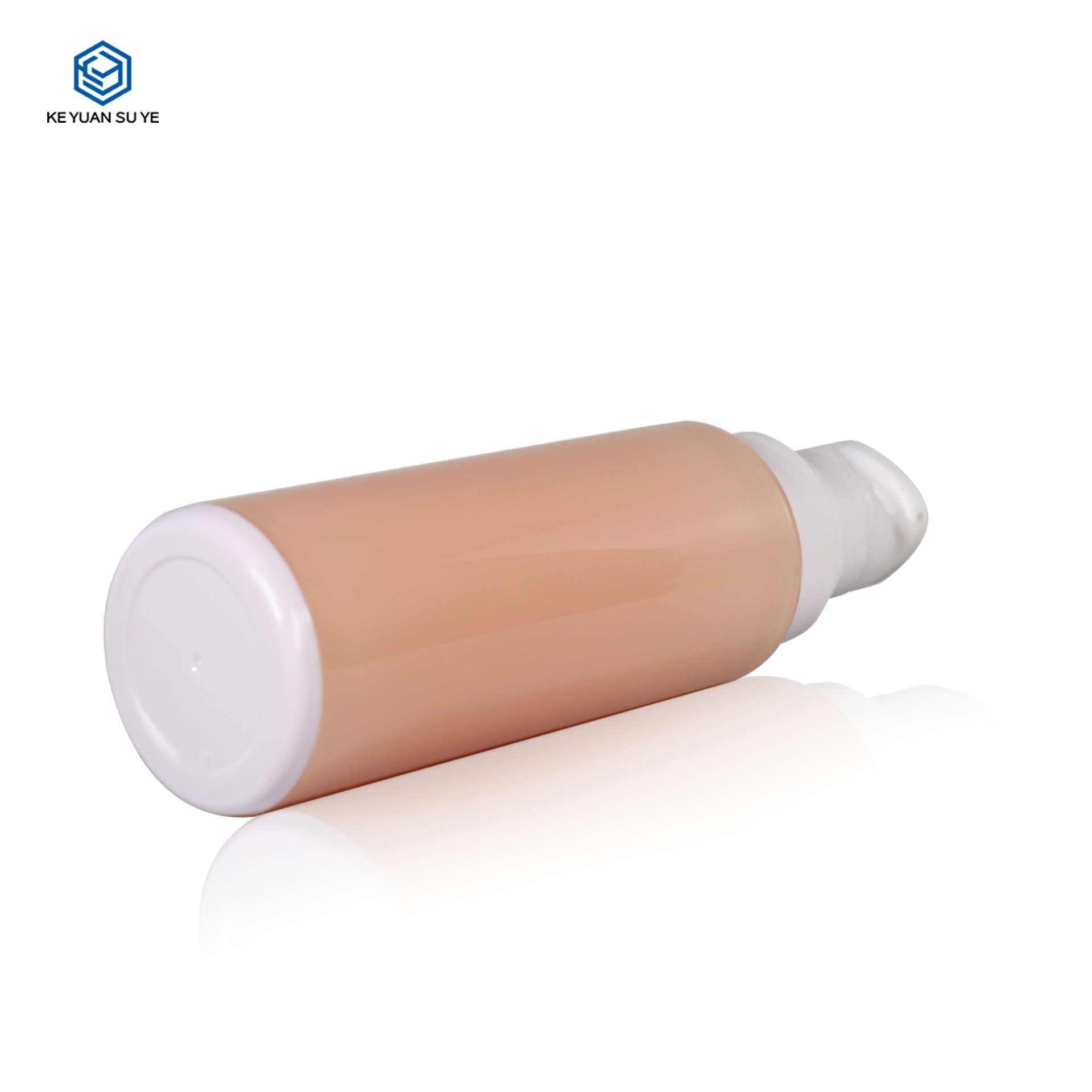 KY295 2 Custom Deluxe 30ml 50ml 100ml Orange Essence Lotion Plastic Bottle Lotion Pump Bottle