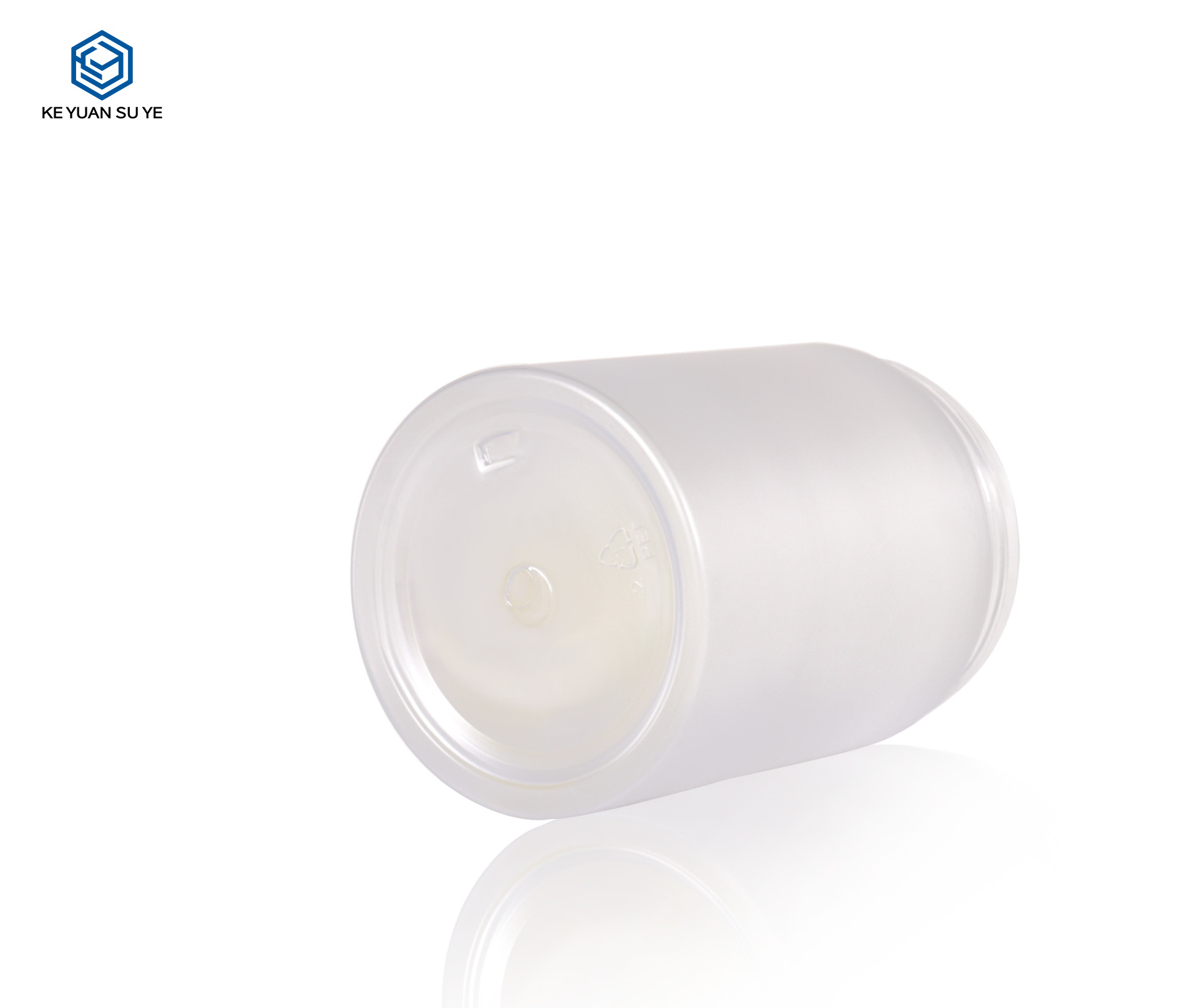 KY076PJ The Factory Directly Sells PET Matte Plastic Round Jars Hair Mask Jars Body Lotion Jars