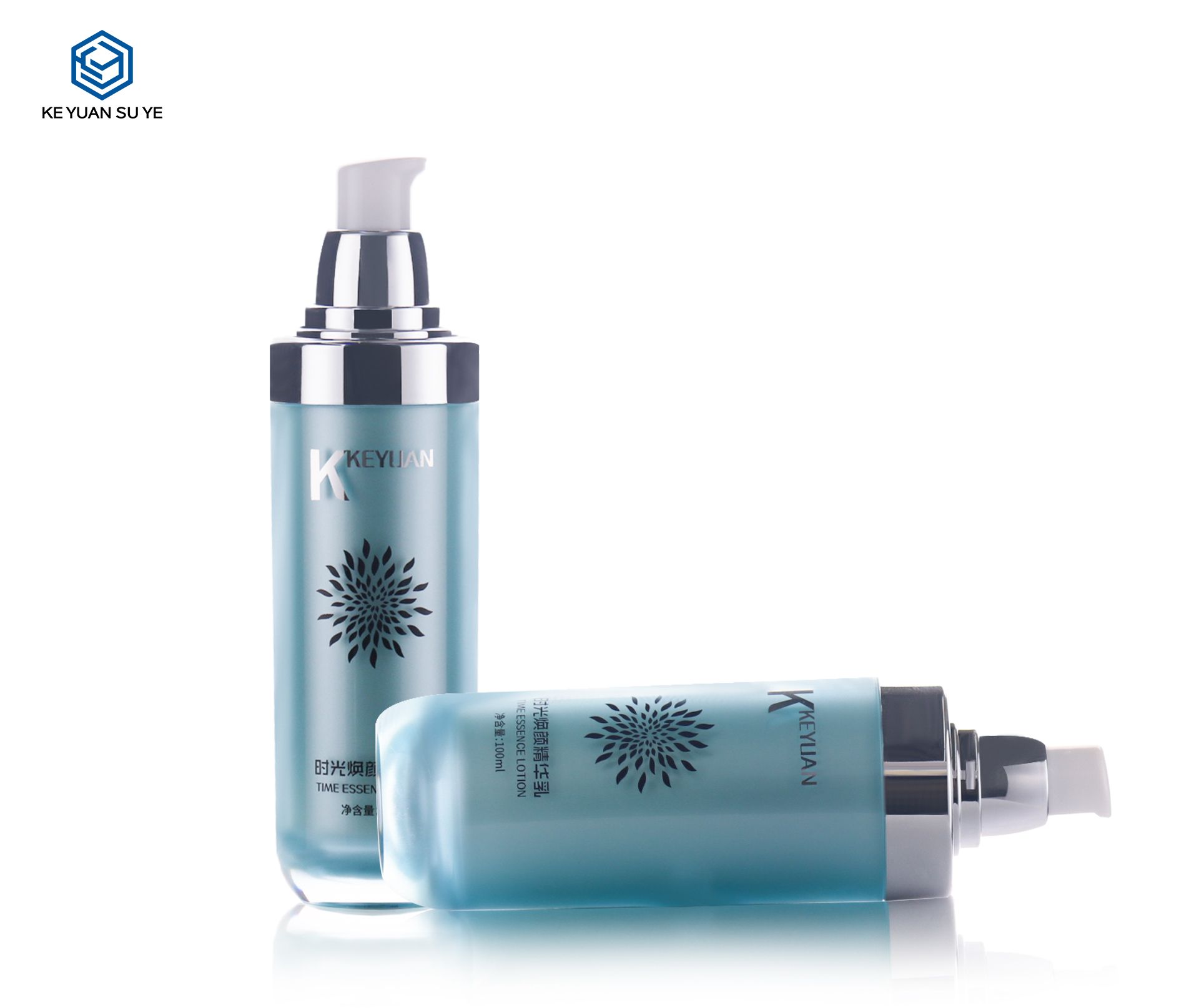 KY017 Factory Custom Luxury High Quality Acrylic Essence Lotion Bottle 30g 50g Face Cream Jar