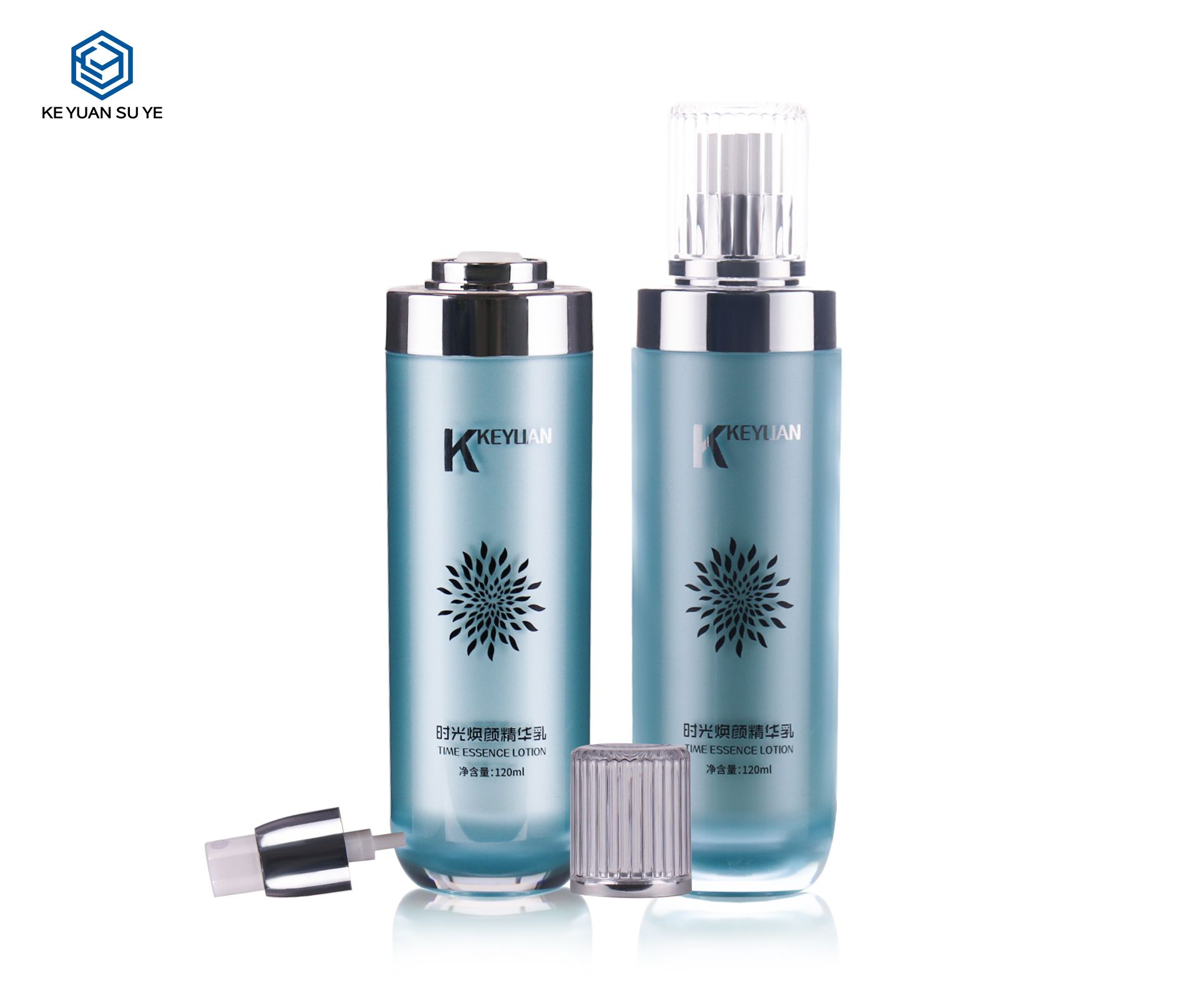 KY017 Factory Custom Luxury High Quality Acrylic Essence Lotion Bottle 30g 50g Face Cream Jar