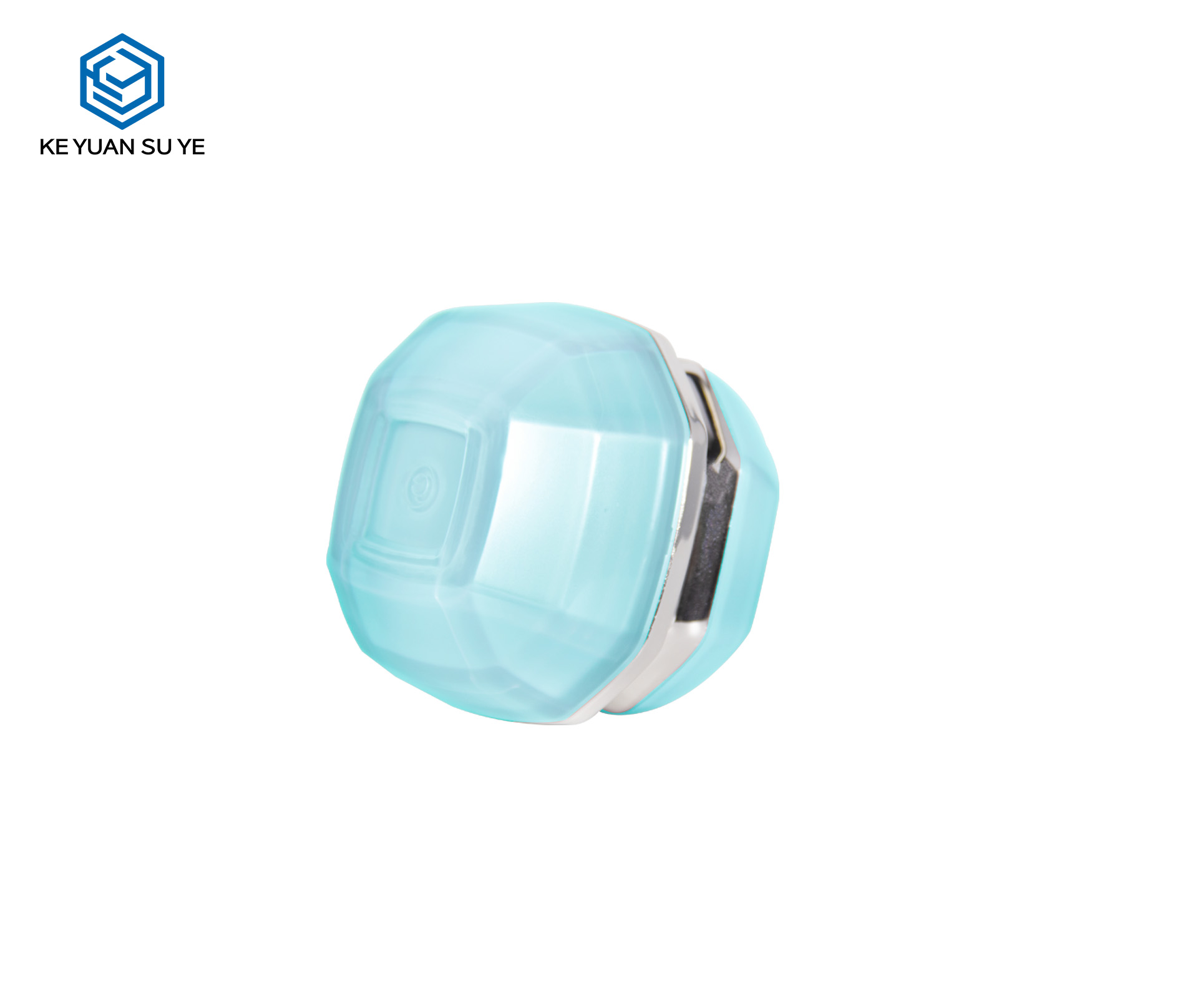 KY019A-2  Factory hot Sale Blue Luxury High Quality Acrylic Essence Lotion Bottle Face Cream Jar