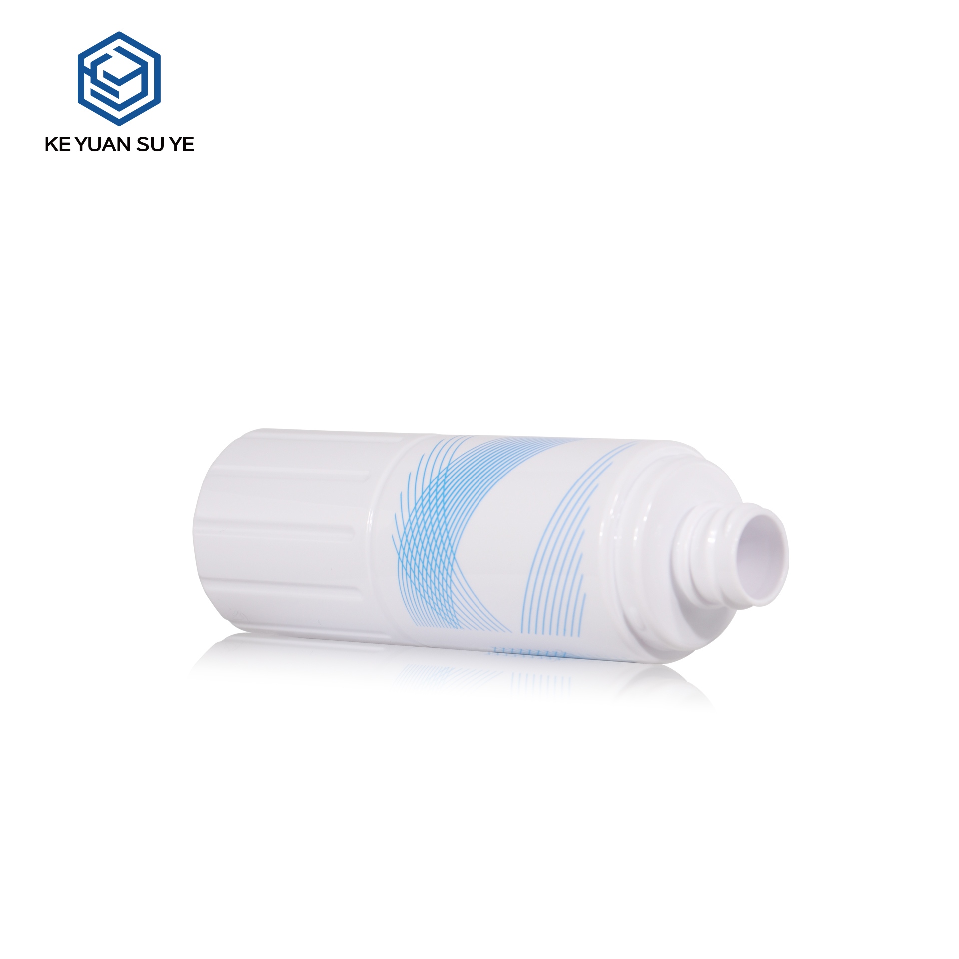 KY724,725,726 White PET Anti-Aging Lotion Pump Bottles, 100/120/150ml, Custom Silk Screen Printing