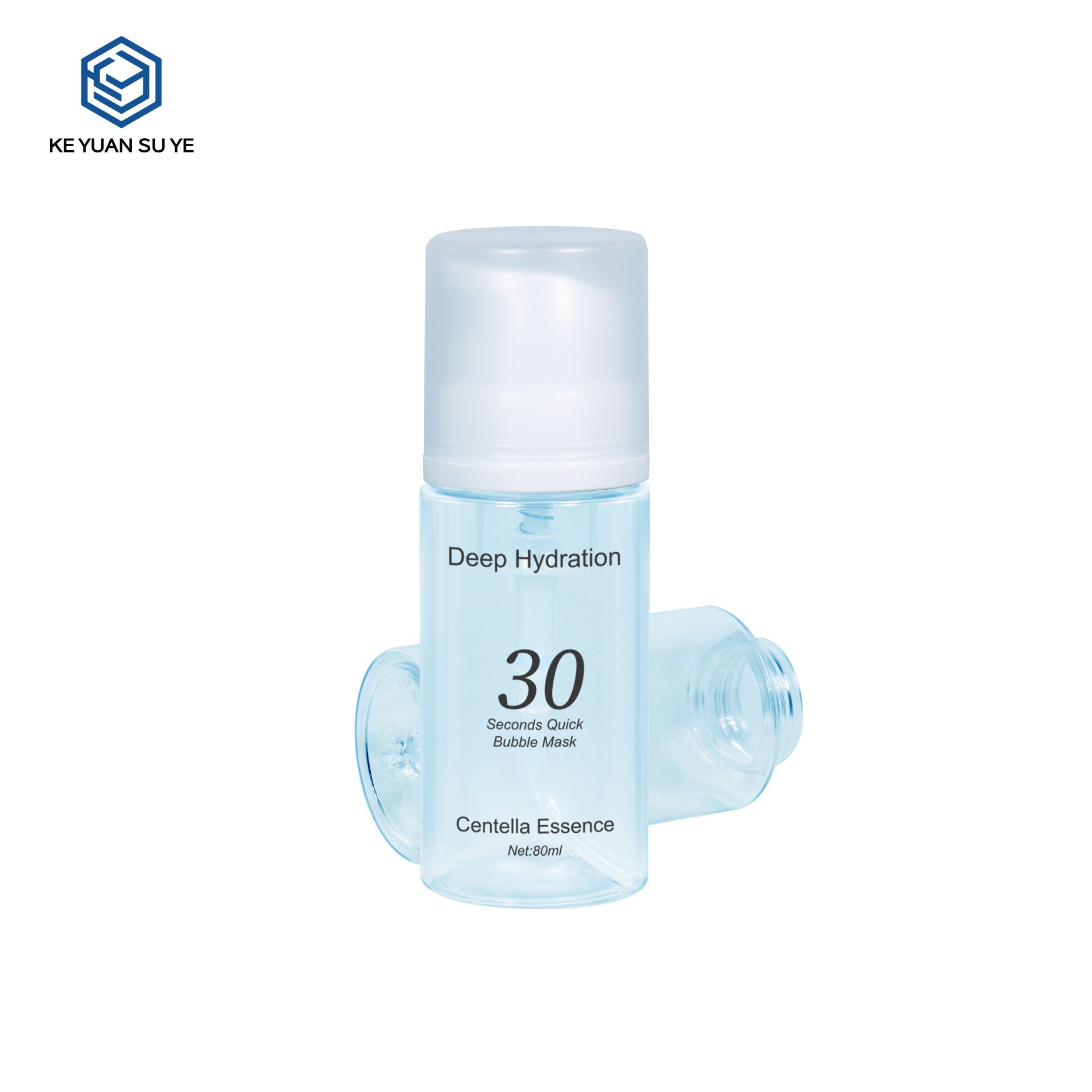 KY746 Seconds QuickBubble Mask Plastic Bottle Double-wall PET 80ml 120ml 150mlmini