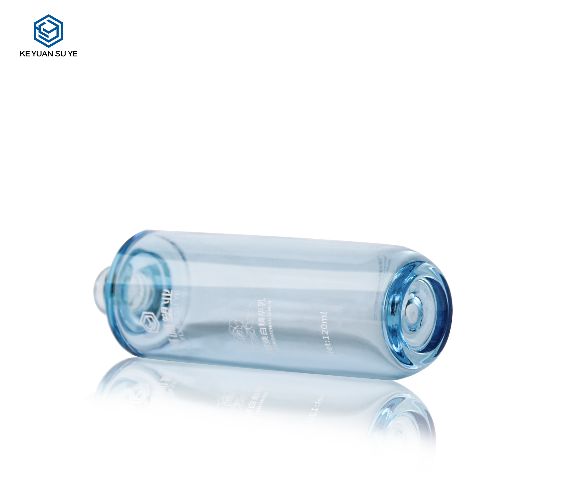KY288#613 Clear Blue Base HT Brightening Serum Skincare PET Bottle Set