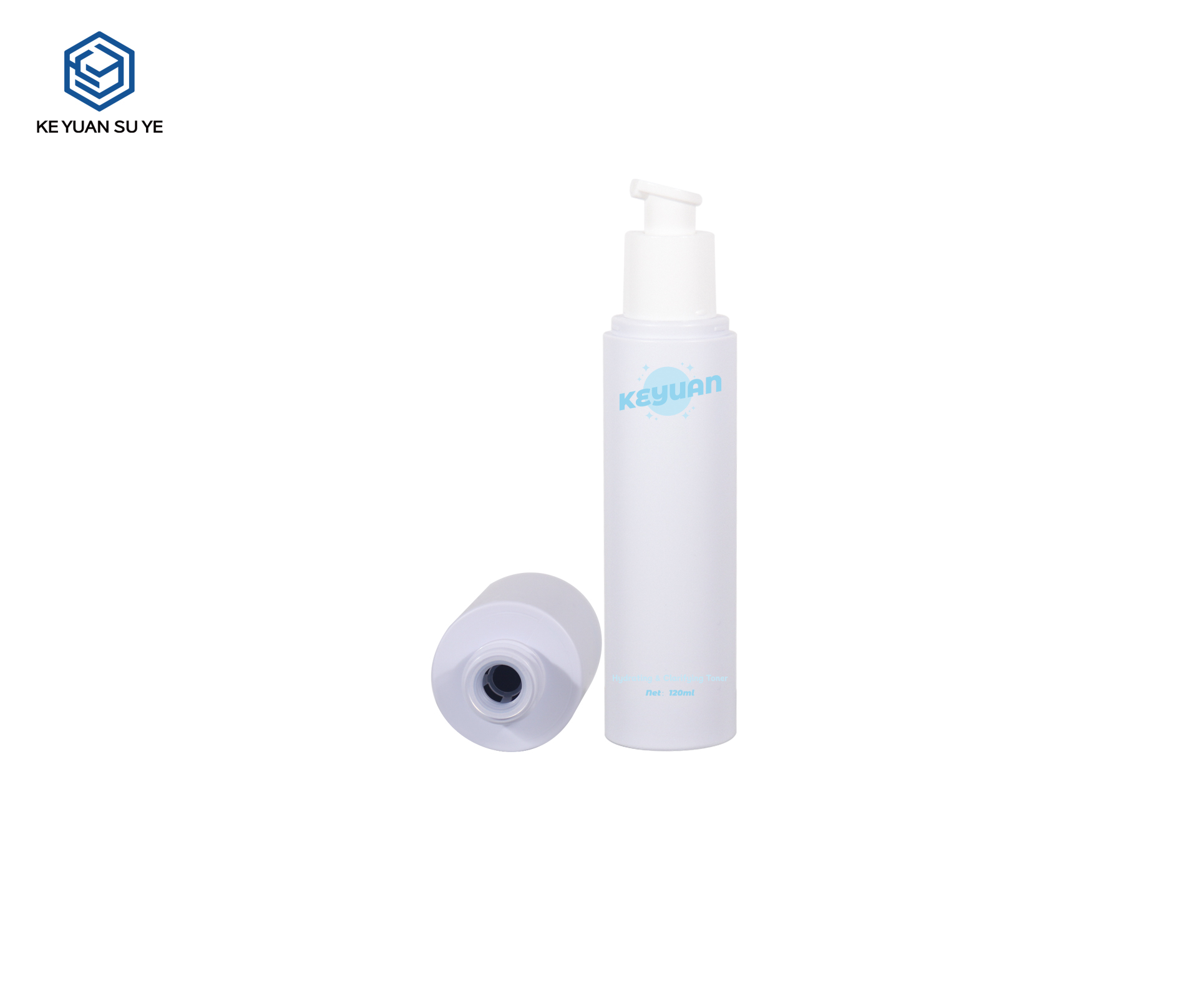 KY299 Custom PETG Complete Skincare Packaging Set For Toner Essence Cream With Multiple Capacities