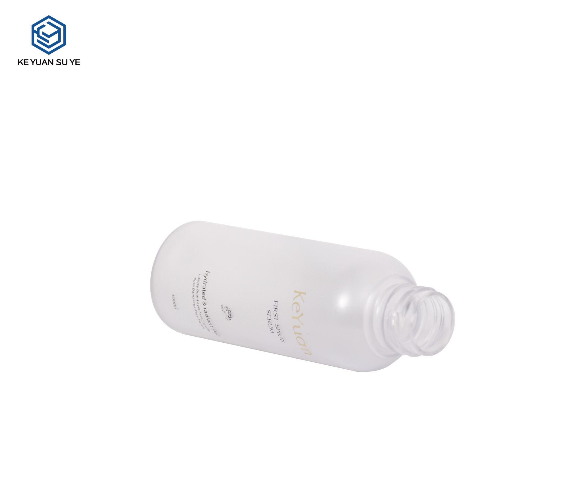 KY300#670 Custom High-Clarity PET Spray Bottle 100ml For Facial Serum Hydrating Skincare