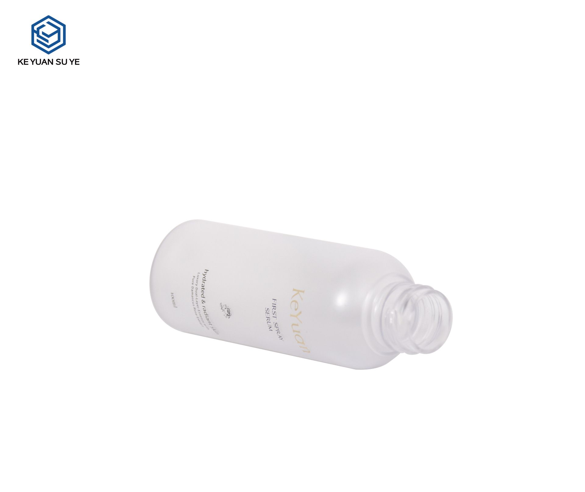 KY300 Custom High-Clarity PET Spray Bottle 100ml For Facial Serum Hydrating Skincare