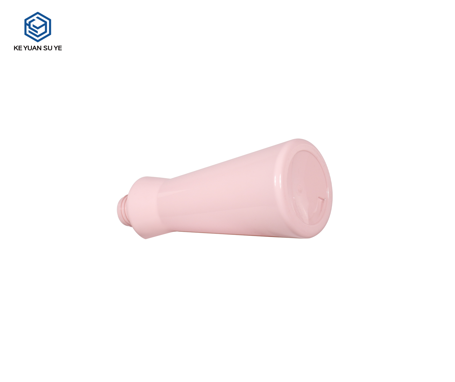 KY303 Custom Special Curved PET Pump Bottle For Shampoo Body Wash Personal Care