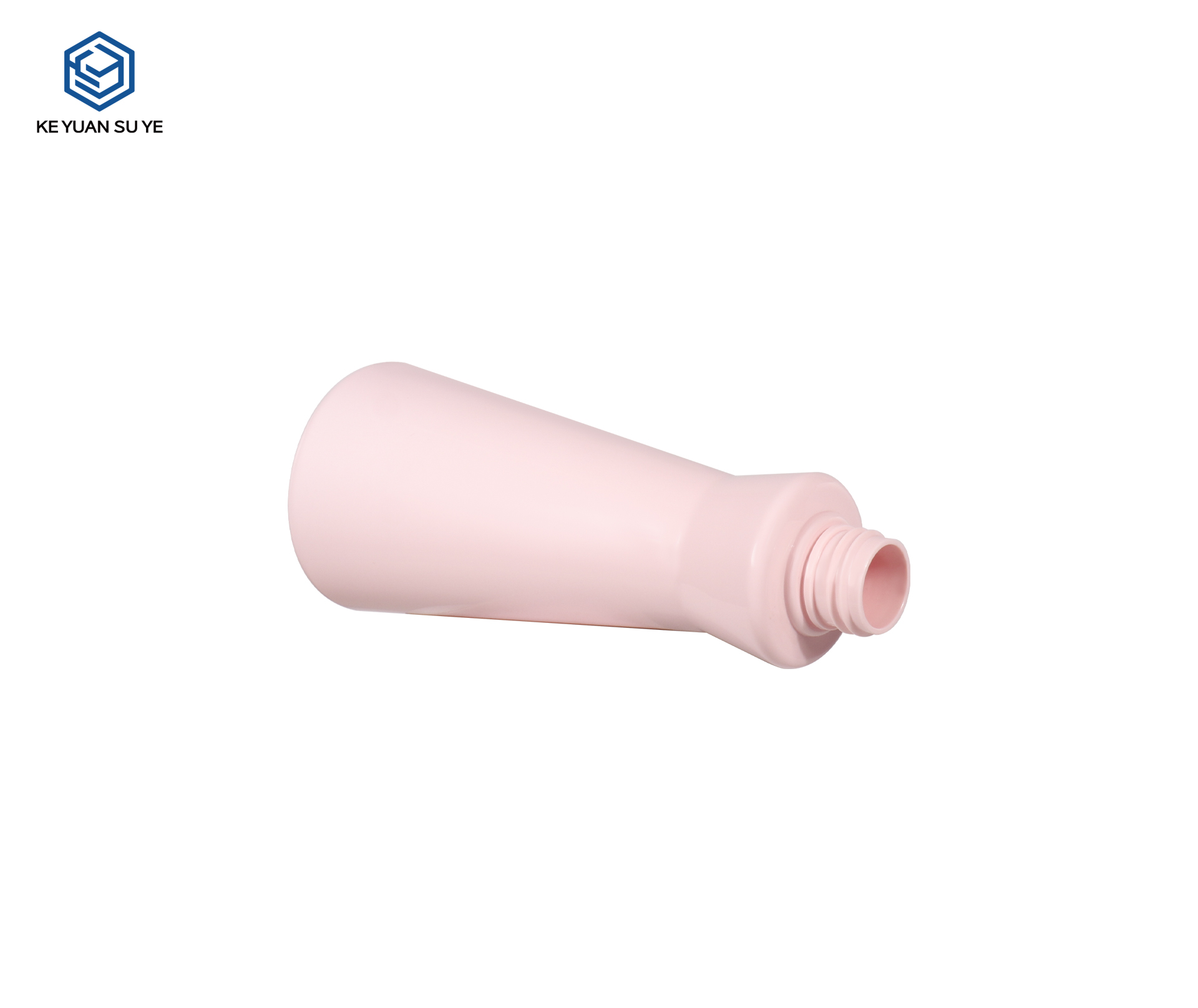 KY303 Custom Special Curved PET Pump Bottle For Shampoo Body Wash Personal Care