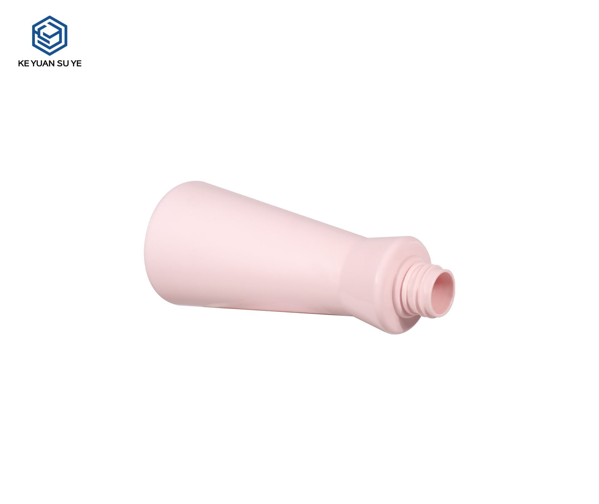 KY303 Custom Special Curved PET Pump Bottle For Shampoo Body Wash Personal Care