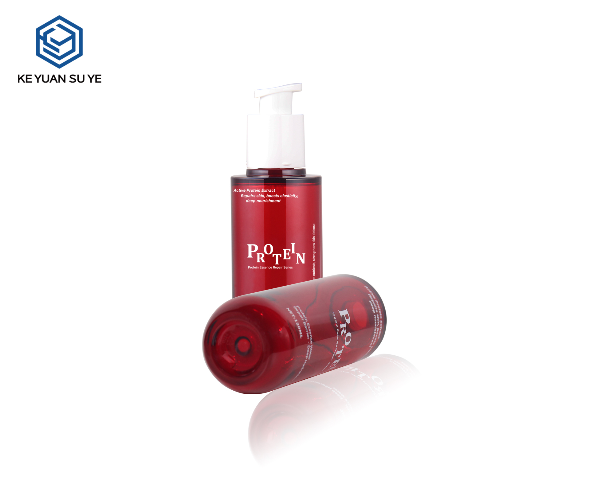 KY306#610,613,614,615 Custom Matte Transparent PET Full Repair Skincare Set For Face Cream Serum Multiple Sizes